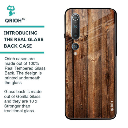 Timber Printed Glass case for Xiaomi Mi 10