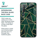 Abstract Green Glass Case For Xiaomi Mi 10