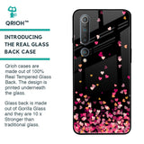 Heart Rain Fall Glass Case For Xiaomi Mi 10