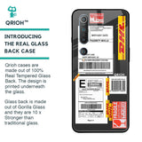 Cool Barcode Label Glass case For Xiaomi Mi 10