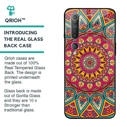 Elegant Mandala Glass Case for Xiaomi Mi 10