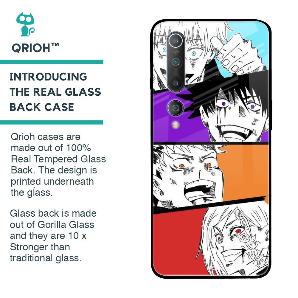 Anime Sketch Glass Case for Xiaomi Mi 10