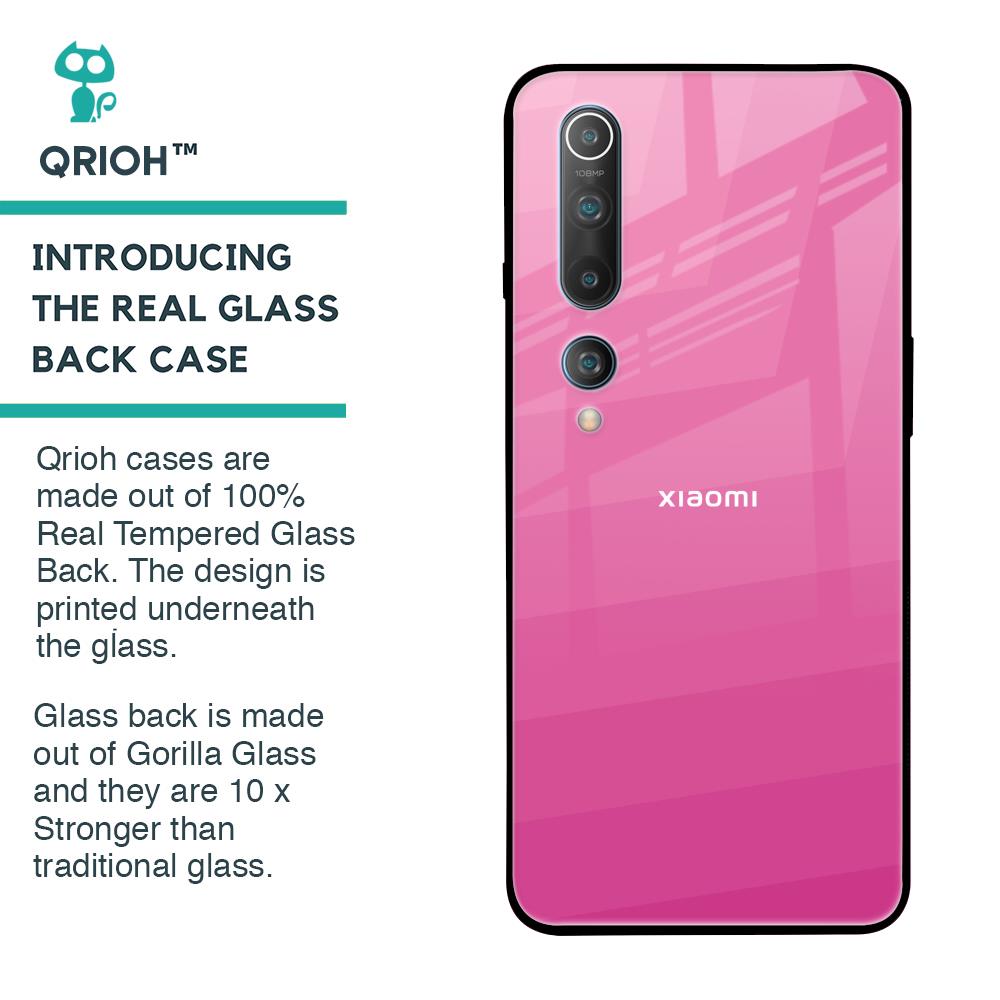Pink Ribbon Caddy Glass Case for Xiaomi Mi 10