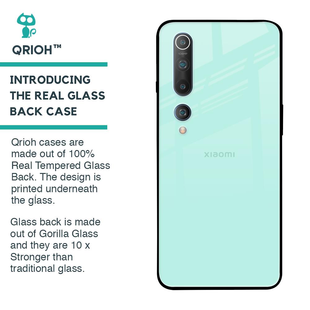 Teal Glass Case for Xiaomi Mi 10