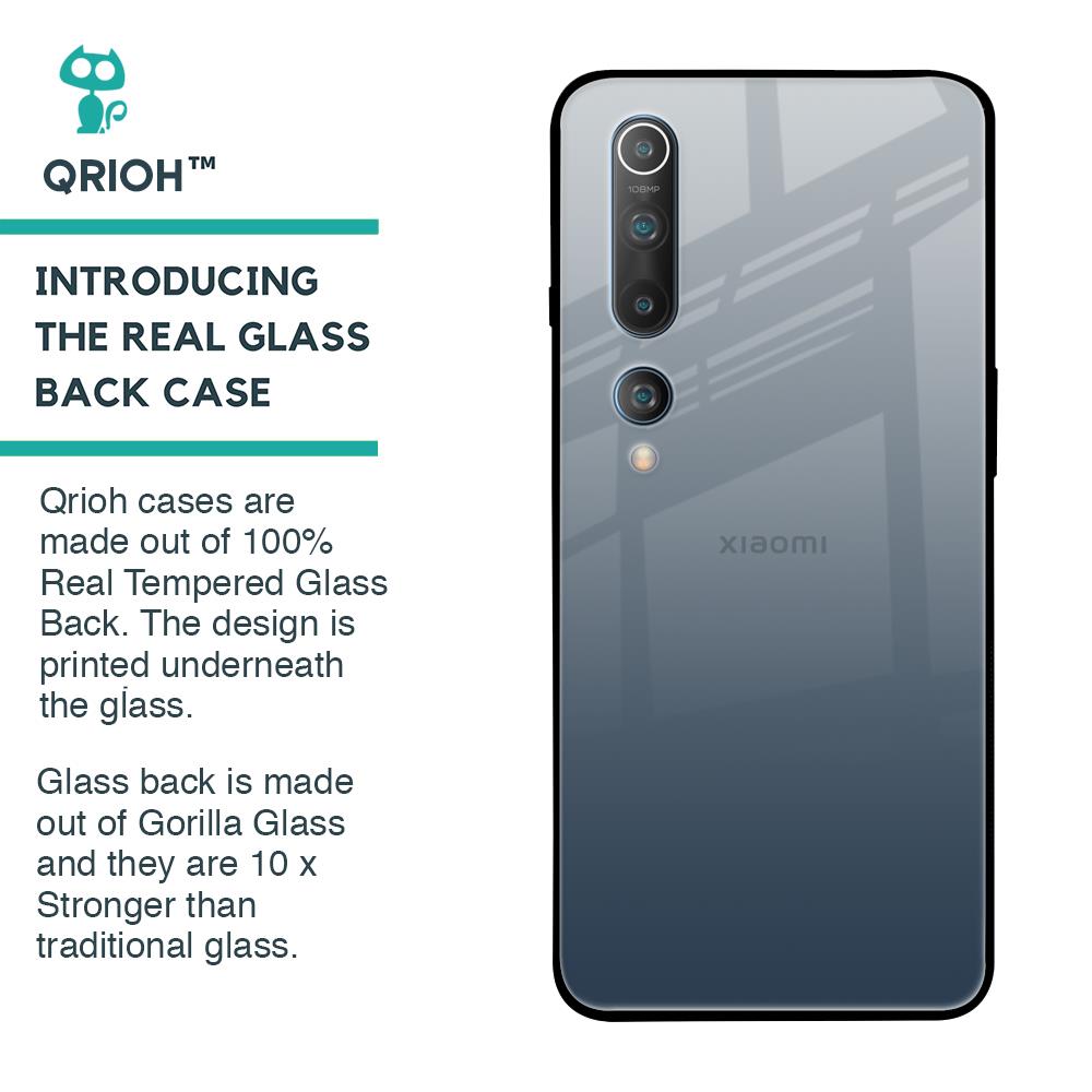 Smokey Grey Color Glass Case For Xiaomi Mi 10