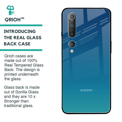 Celestial Blue Glass Case For Xiaomi Mi 10