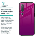 Magenta Gradient Glass Case For Xiaomi Mi 10
