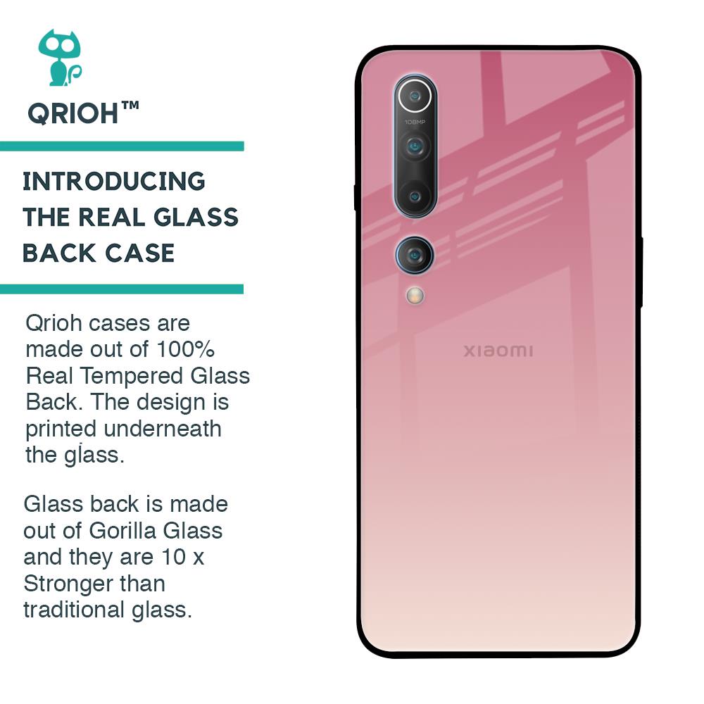 Blooming Pink Glass Case for Xiaomi Mi 10