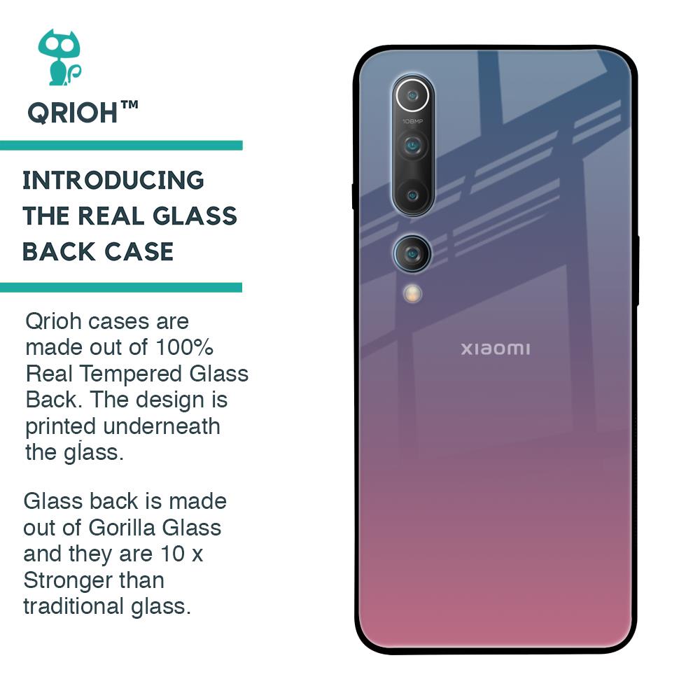 Pastel Gradient Glass Case for Xiaomi Mi 10