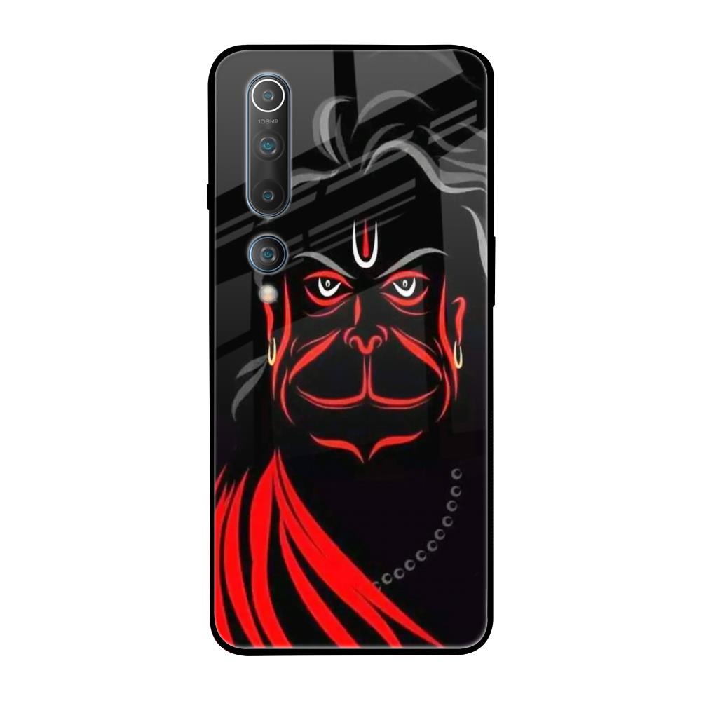 Lord Hanuman Xiaomi Mi 10 Pro Glass Back Cover Online
