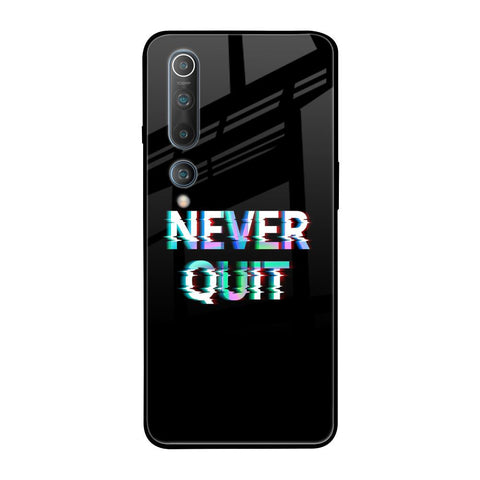 Never Quit Xiaomi Mi 10 Pro Glass Back Cover Online