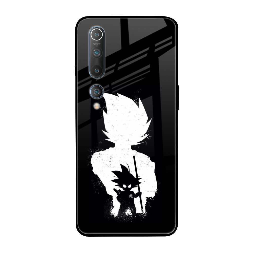 Monochrome Goku Xiaomi Mi 10 Pro Glass Back Cover Online