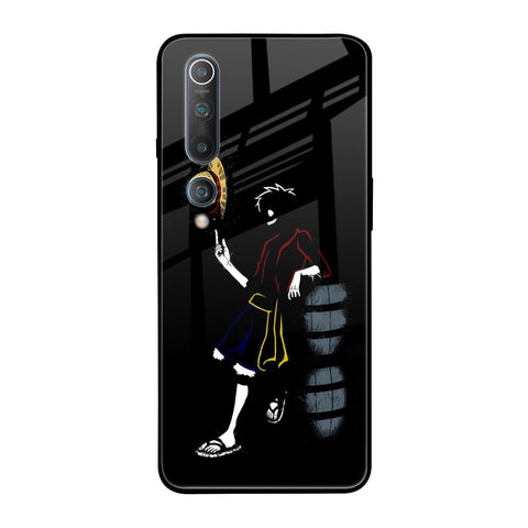 Luffy Line Art Xiaomi Mi 10 Pro Glass Back Cover Online