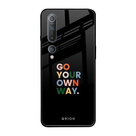 Go Your Own Way Xiaomi Mi 10 Pro Glass Back Cover Online