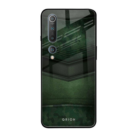 Green Leather Xiaomi Mi 10 Pro Glass Back Cover Online