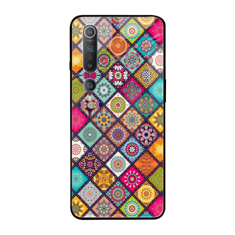 Multicolor Mandala Xiaomi Mi 10 Pro Glass Back Cover Online