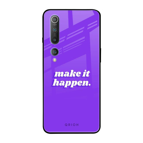 Make it Happen Xiaomi Mi 10 Pro Glass Back Cover Online
