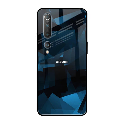 Polygonal Blue Box Xiaomi Mi 10 Pro Glass Back Cover Online