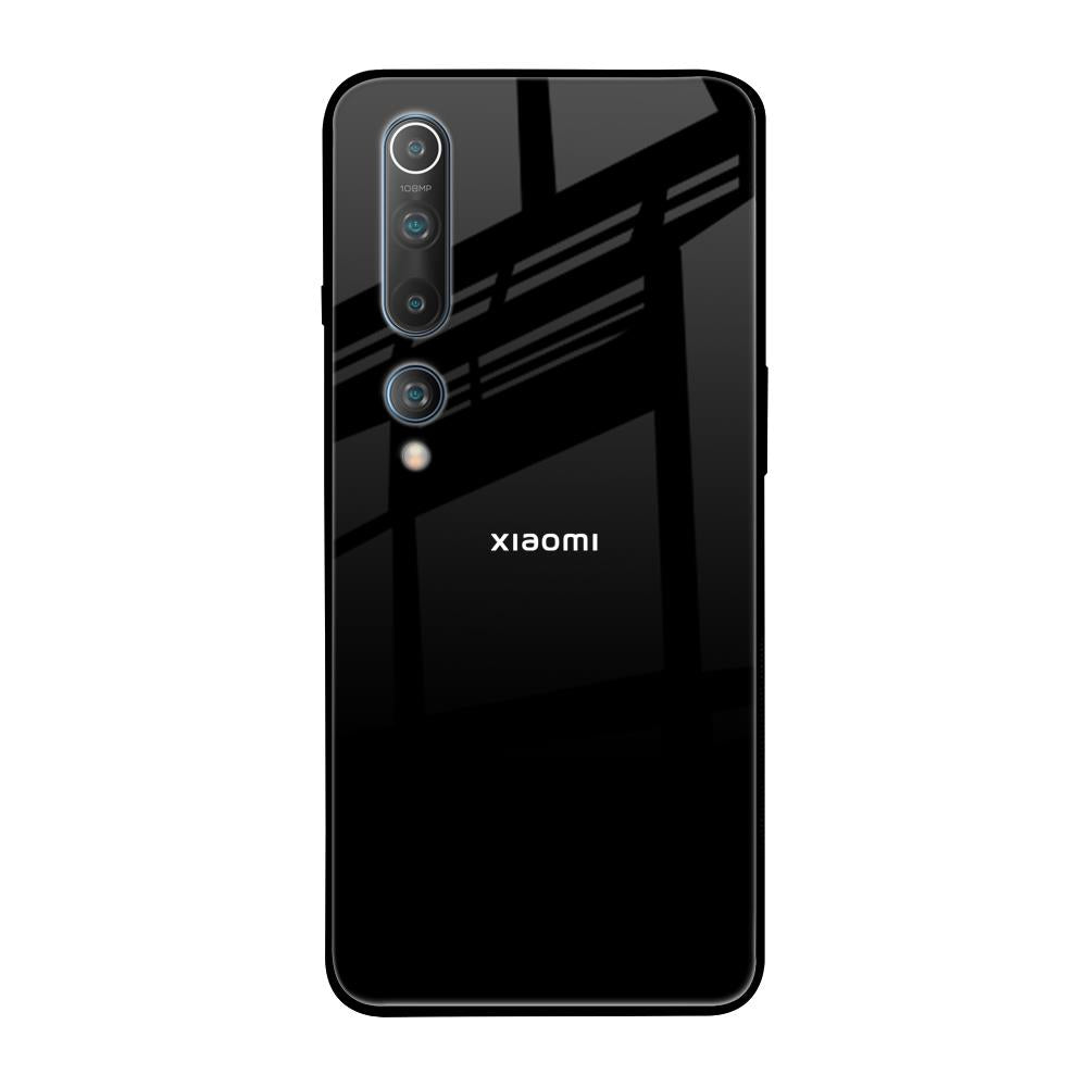 Jet Black Xiaomi Mi 10 Pro Glass Back Cover Online