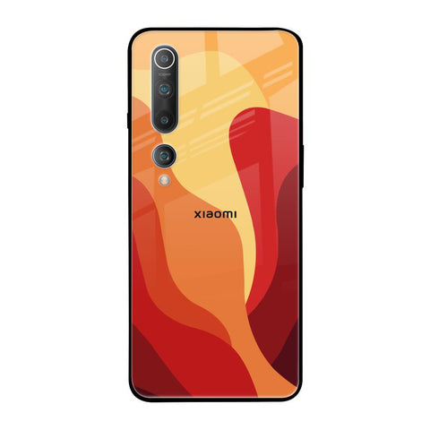 Magma Color Pattern Xiaomi Mi 10 Pro Glass Back Cover Online
