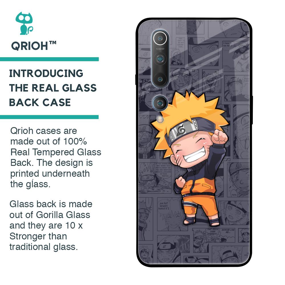 Orange Chubby Glass Case for Xiaomi Mi 10 Pro