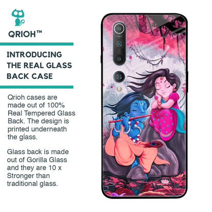 Radha Krishna Art Glass Case for Xiaomi Mi 10 Pro
