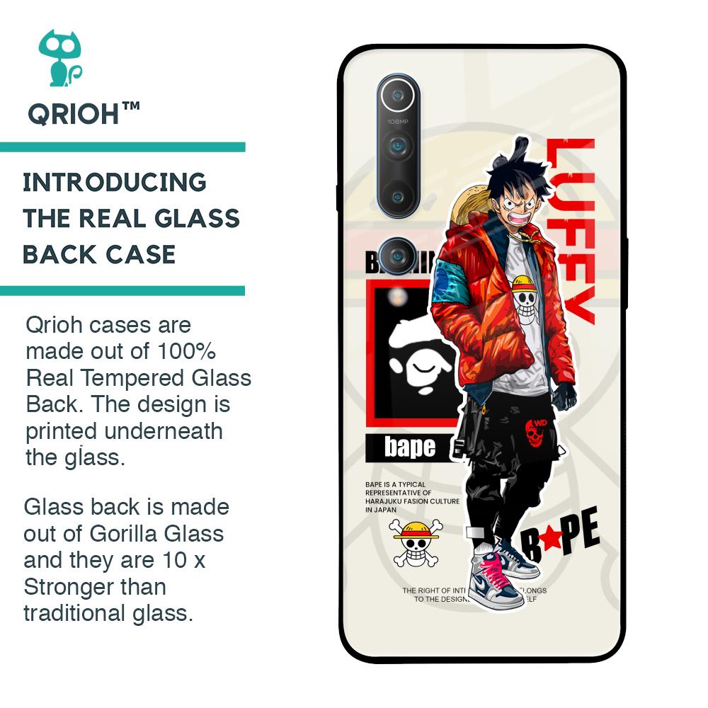 Bape Luffy Glass Case for Xiaomi Mi 10 Pro