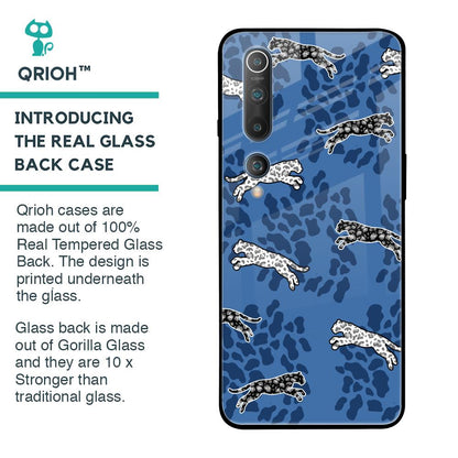 Blue Cheetah Glass Case for Xiaomi Mi 10 Pro