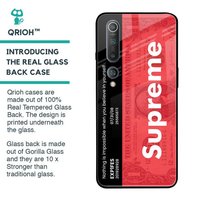 Supreme Ticket Glass Case for Xiaomi Mi 10 Pro