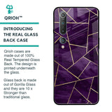 Geometric Purple Glass Case For Xiaomi Mi 10 Pro
