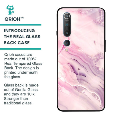 Diamond Pink Gradient Glass Case For Xiaomi Mi 10 Pro