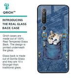 Kitty In Pocket Glass Case For Xiaomi Mi 10 Pro