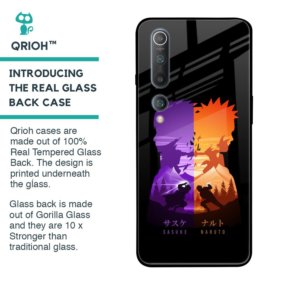 Minimalist Anime Glass Case for Xiaomi Mi 10 Pro