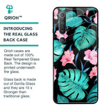 Tropical Leaves & Pink Flowers Glass case for Xiaomi Mi 10 Pro