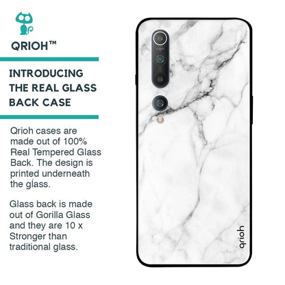 Modern White Marble Glass case for Xiaomi Mi 10 Pro