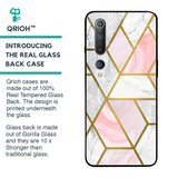 Geometrical Marble Glass Case for Xiaomi Mi 10 Pro