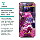 Electroplated Geometric Marble Glass Case for Xiaomi Mi 10 Pro