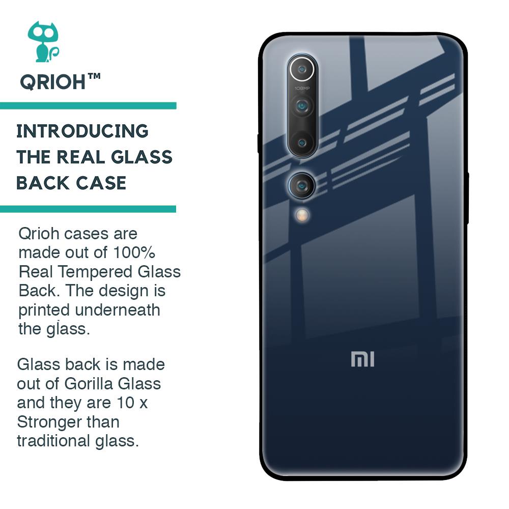 Overshadow Blue Glass Case For Xiaomi Mi 10 Pro