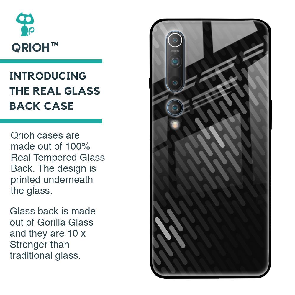 Dark Abstract Pattern Glass Case For Xiaomi Mi 10 Pro