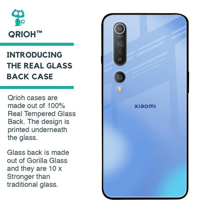 Vibrant Blue Texture Glass Case for Xiaomi Mi 10 Pro