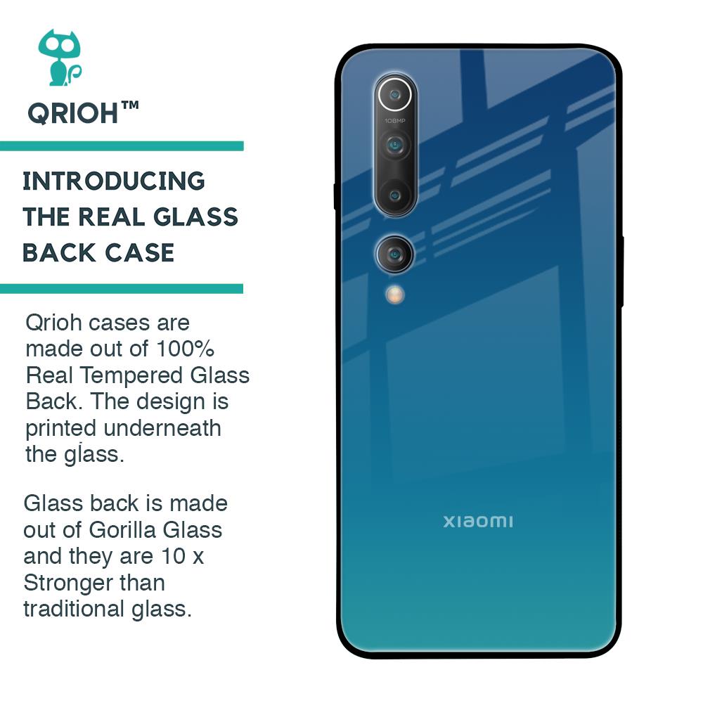 Celestial Blue Glass Case For Xiaomi Mi 10 Pro