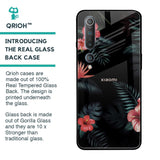 Tropical Art Flower Glass Case for Xiaomi Mi 10 Pro