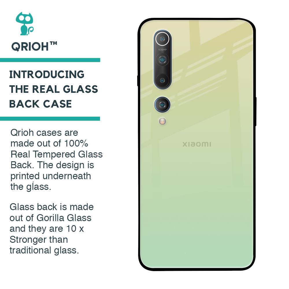 Mint Green Gradient Glass Case for Xiaomi Mi 10 Pro