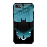 Cyan Bat iPhone SE 2020 Glass Back Cover Online