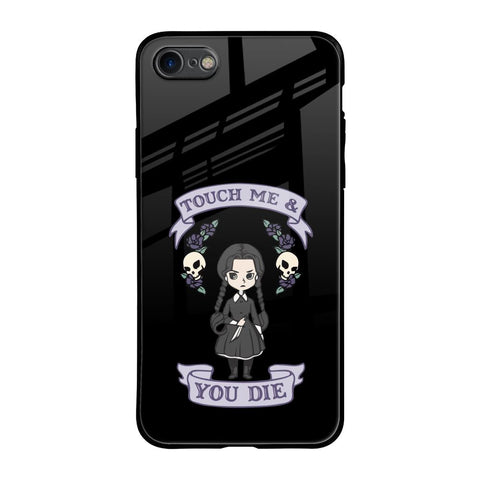 Touch Me & You Die iPhone SE 2020 Glass Back Cover Online