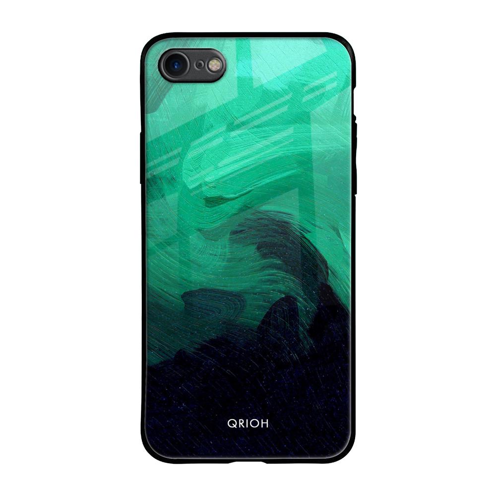 Scarlet Amber iPhone SE 2020 Glass Back Cover Online