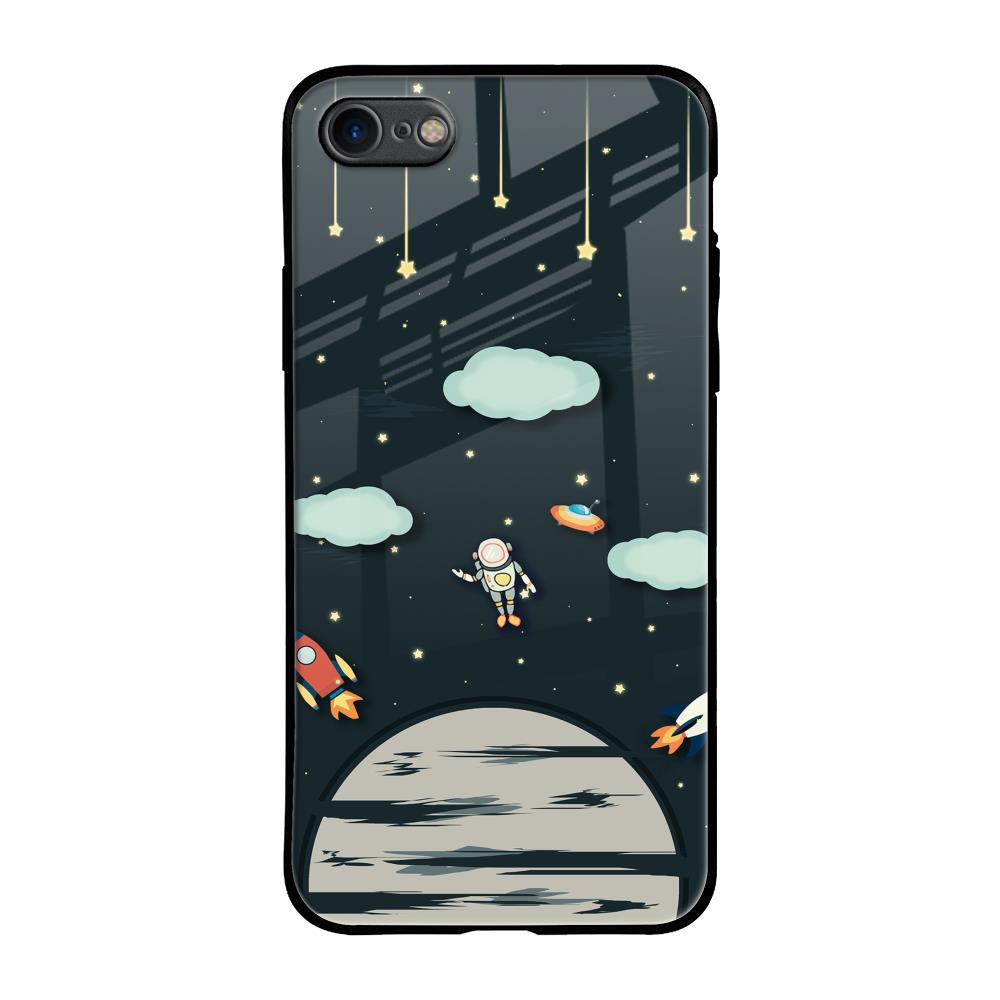 Astronaut Dream iPhone SE 2020 Glass Back Cover Online