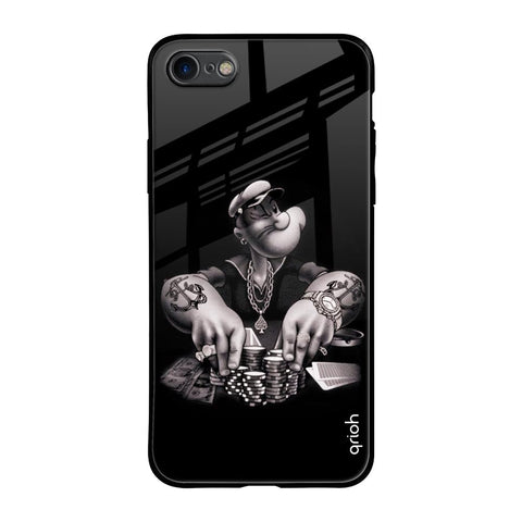 Gambling Problem iPhone SE 2020 Glass Back Cover Online