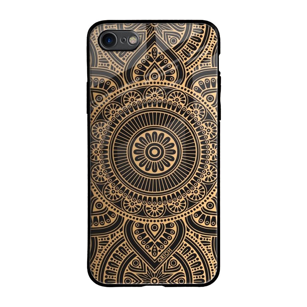 Luxury Mandala iPhone SE 2020 Glass Back Cover Online