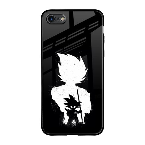 Monochrome Goku iPhone SE 2020 Glass Back Cover Online